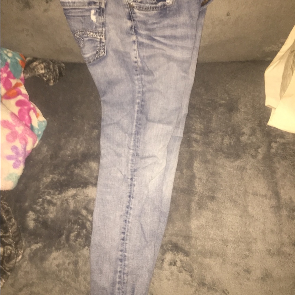 Silver jeans